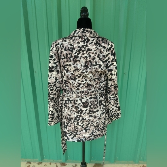 Jules & Leopold Women's Leopard Print Jacket Size Medium MobWife Animal Print - Picture 6 of 7